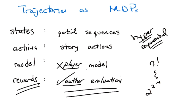 Trajectories as MDP