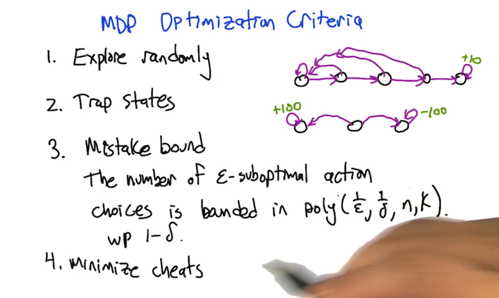 MDP optimization Criteria